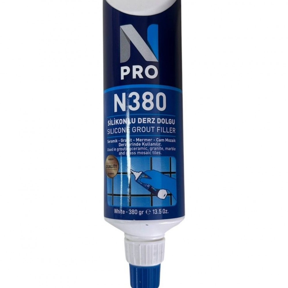 N Pro Silikonlu Derz Dolgu Beyaz 380 GR - Uzman Safety
