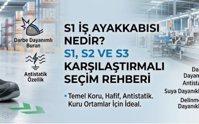 S1 İş Ayakkabısı Nedir? S1, S2 ve S3 Karşılaştırmalı Seçim Rehberi