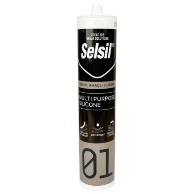 SELSİL GENEL AMAÇLI SİLİKON ŞEFFAF 280gr 2527