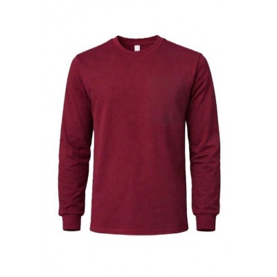 2 İPLİK BİSİKLET YAKA SWEAT BORDO