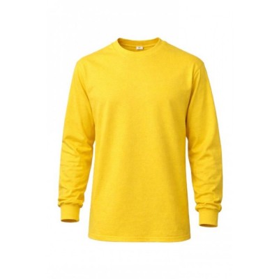 2 İPLİK BİSİKLET YAKA SWEAT SARI