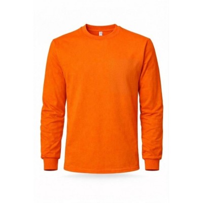 2 İPLİK BİSİKLET YAKA SWEAT TURUNCU