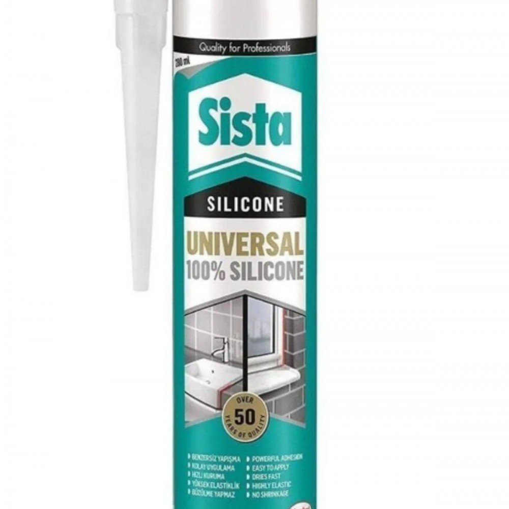 Sista Silikon Kartuş Beyaz 280ml - Uzman Safety