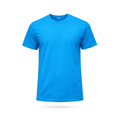 BİSİKLET YAKA CEPLİ T-SHIRT TURKUAZ