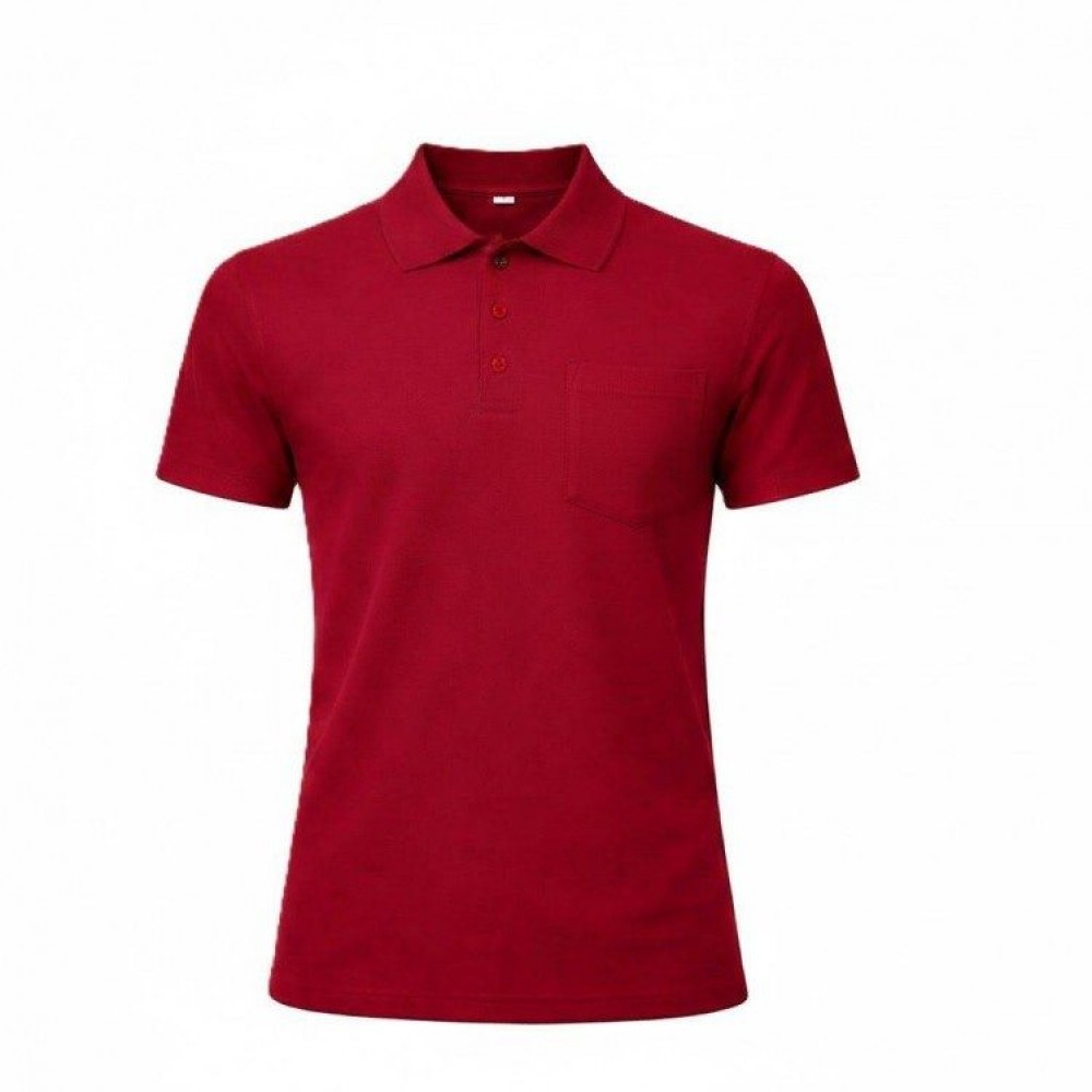 Uzman Safety Bordo Polo Yaka Cepli İş Tişörtü
