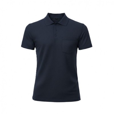 POLO YAKA CEPLİ TİŞÖRT LACİVERT