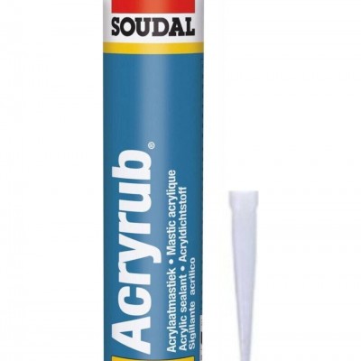 SOUDAL SİLİKONİZE MASTİK 500gr BEYAZ 174073