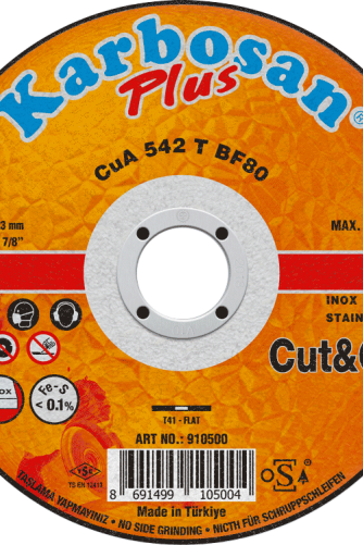Karbosan Cut Cut Plus İnce İnox (Paslanmaz Çelik) Kesme Diski