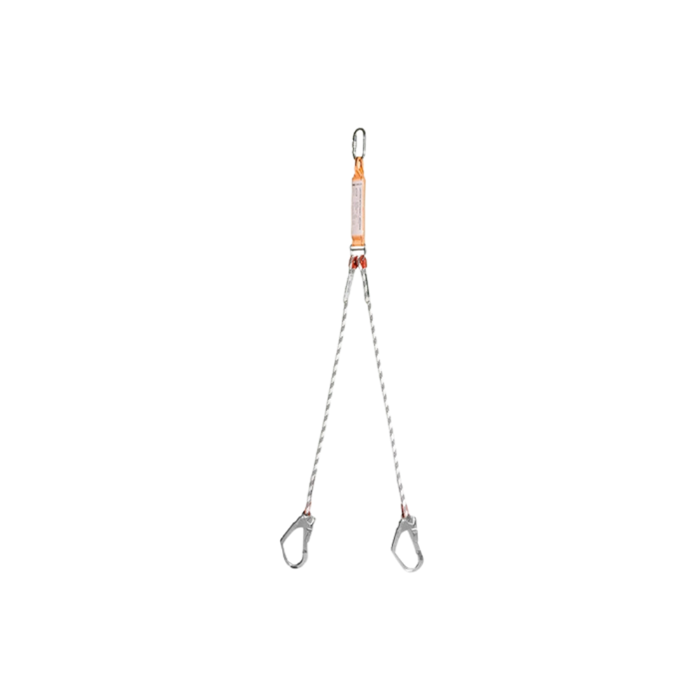 eks eks-242 şok emicili çift bacaklı lanyard uzman safety yüksekte çalışma ekipmanı