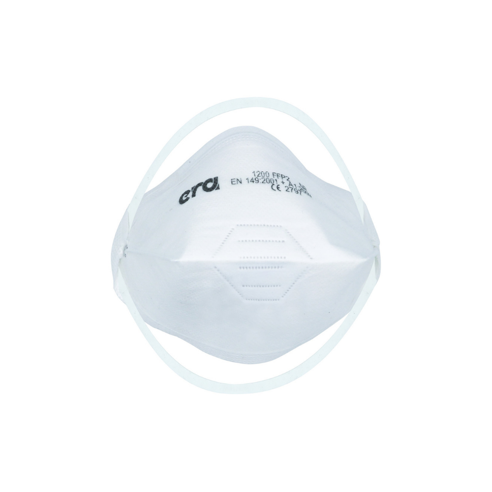 ERA 1200 FFP2 NR D Beyaz Duck Serisi Toz ve Virüs Maskesi Uzman Safety