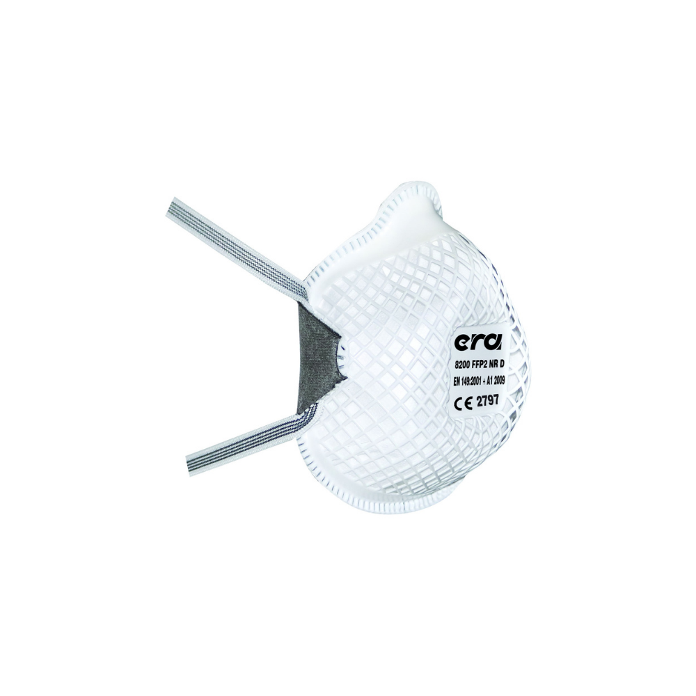 ERA 8200 FFP2 NR D Beyaz Mavi ERAFLEX Serisi Toz ve Virüs Maskesi Uzman Safety