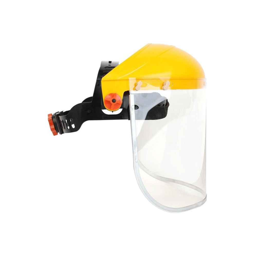 Essafe GE1206 EN 166 Şeffaf Polikarbonat Baş Takılır Yüz Siperi Uzman Safety