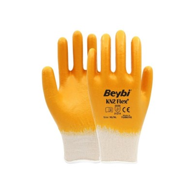 Beybi KN2 Flex+ İş Eldiveni Sarı