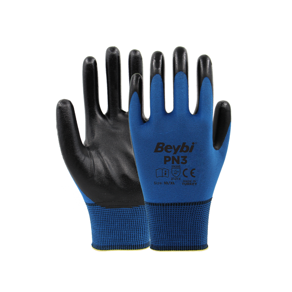 Beybi PN3 Mavi İş Eldiveni - Uzman Safety Toptan Satış
